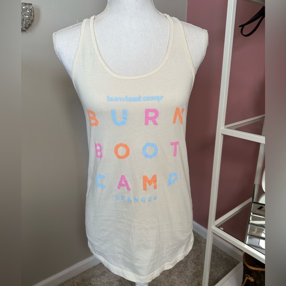 Burn Boot Camp Tops - Burn Boot Camp Women's Cream Tank Top